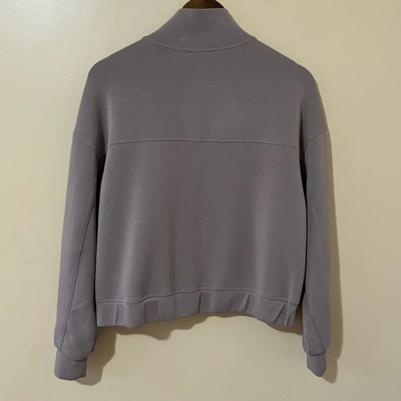 Dynamite| Taupe Scuba Bomber Zip-Up Jacket Size M - Picture 3 of 6
